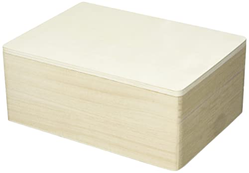 Artemio Boxen-Set, 2 rechteckig, Holz, Beige, 22 x 9 x 16 cm von Artemio