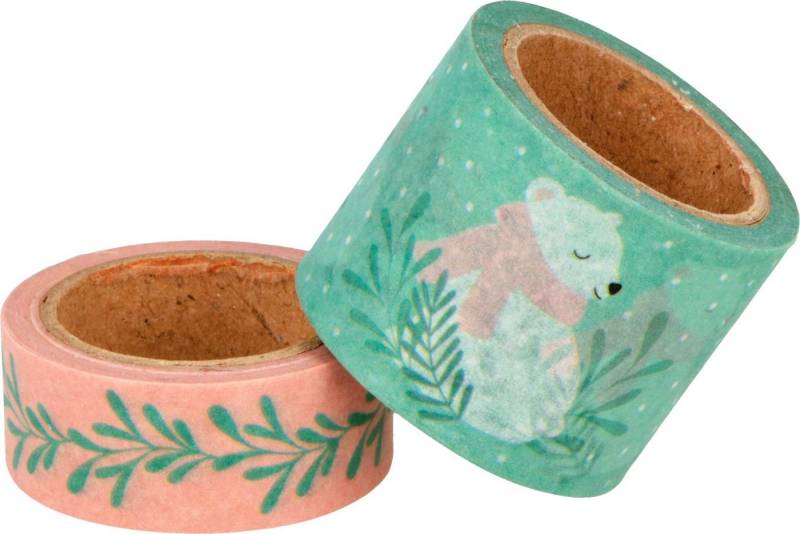 Artemio Klebeband Washi Tapes Let it snow 2 Stück von Artemio