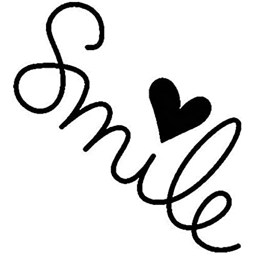 Artemio Smile Set 2 Stempel, Silikon, Schwarz, 7 x 0,8 x 13 cm von Artemio