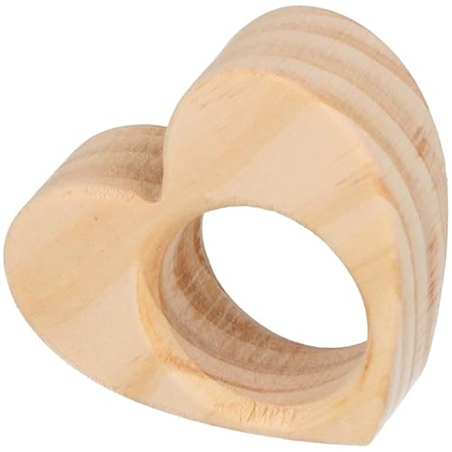 Serviettenringe aus Holz – Herz – 5,5 x 6,5 cm – 6 Stück Serviettenringe aus Holz – Herz – 5,5 x 6,5 cm – 6 Stück von Artemio