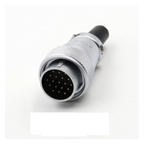Artemisia WS24 M24-Stecker 2 3 4 9 10 12 19-poliger wasserdichter Auto-Motorrad-Bildschirm-Drahtstecker (Color : 19 pin Plug) von Artemisia
