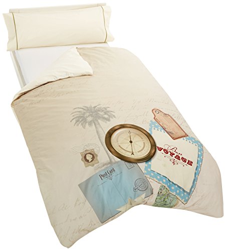 Artemur 64679 C/10 Abenteuer Mehrfarbig Duo Bettbezug für 90 cm Bett, Baumwolle von Artemur