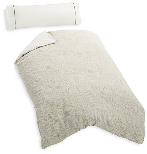 Artemur Manhattan – Duo Bettdecke für Bett 90 cm grau von Artemur