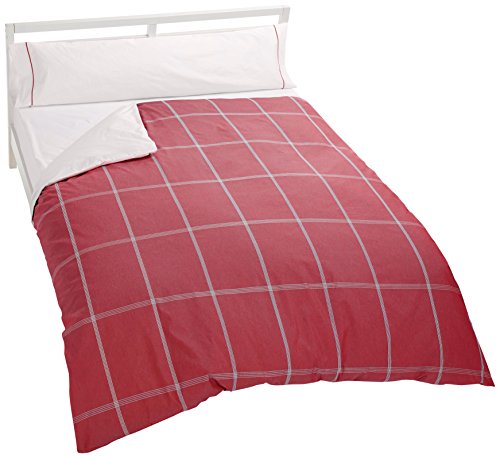 Artemur Rubin – Duo Bettdecke für Bett 135 cm rot von Artemur