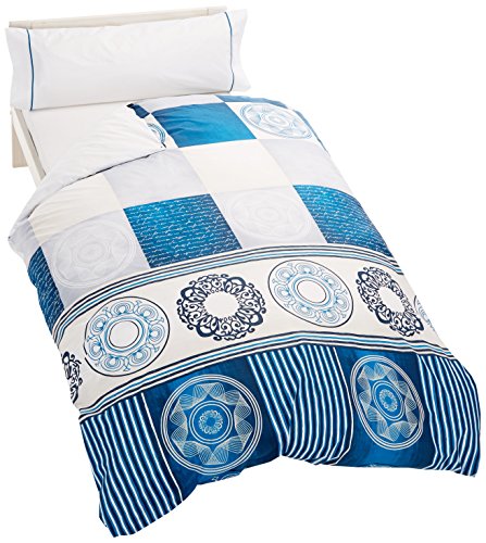 Artemur 64721 C/10 Cera Farbe Blau Duo Bettbezug für 105 cm breite Betten von Artemur