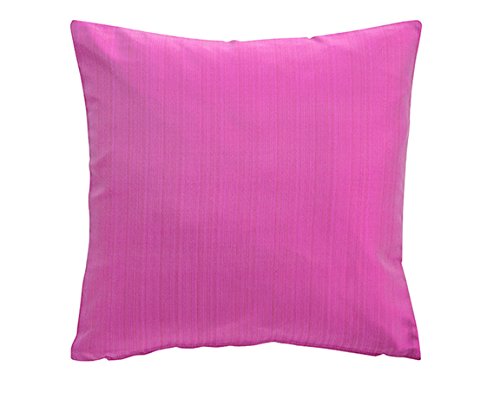 Artemur glatt – Kissen mit Füllung, 50 x 50 cm Fuchsia von Artemur