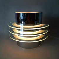 Wandleuchte Ikea Drittel | Vintage Chrom Mit Glas von ArtenSiel