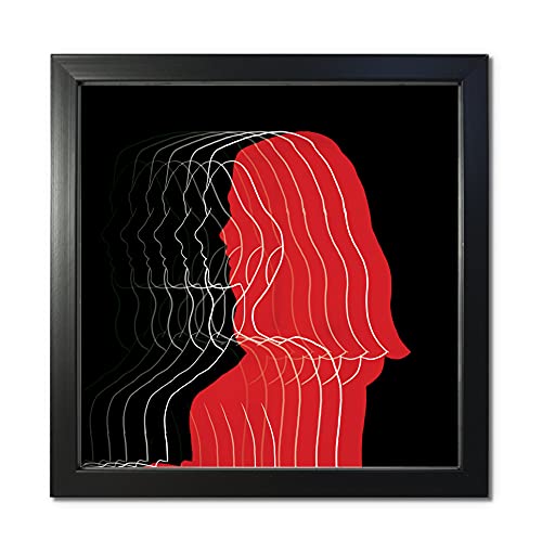 Artepoint Holz - Rahmen für Bilder quadratisch 10x10 15x15 20x20 25x25 30x30 40x40 50x50 Rahmen zum Aufhängen Farbe Schwarz - Format 25x25 von Artepoint
