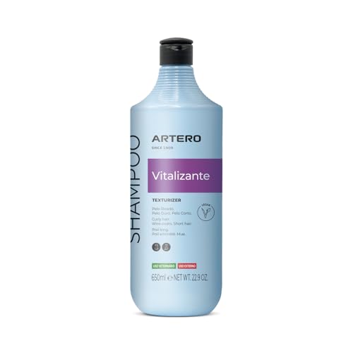 Artero Vitalisierendes Shampoo für Hunde und Katzen, die Volumen benötigen, für empfindliche Haut oder häufiges Waschen, enthält natürliche Inhaltsstoffe, ideal für Pudel oder Terrier, 650 ml von Artero