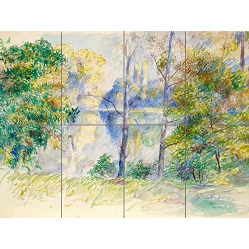 Artery8 Auguste Renoir View Of A Park XL Giant Panel Poster (8 Sections) Aussicht von Artery8