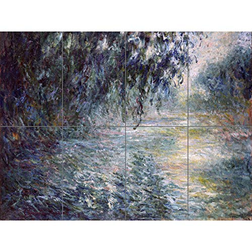 Artery8 Claude Monet Morning On The Seine XL Giant Panel Poster (8 Sections) von Artery8