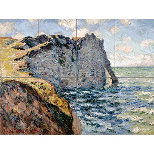 Artery8 Claude Monet The Cliff Of Aval Etretat XL Giant Panel Poster (8 Sections) von Artery8