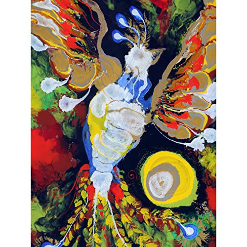 Artery8 Fenix Phoenix von Josignacio Kunstplakat Ungerahmter, extragroßer Leinwanddruck von Artery8