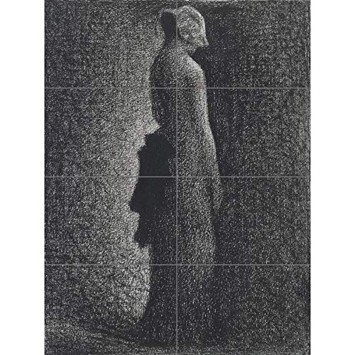 Artery8 Georges Seurat The Black Bow XL Giant Panel Poster (8 Sections) von Artery8