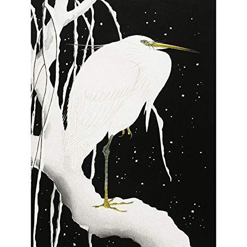 Artery8 Ohara Koson Heron In Snow Japanese Painting Extra Large XL Wall Art Poster Print Held Schnee japanisch Malerei Wand Poster drucken Artery8 Ohara Koson Heron In Snow Japanese Painting Extra Large XL Wall Art Poster Print Held Schnee japanisch Malerei Wand Poster drucken von Artery8