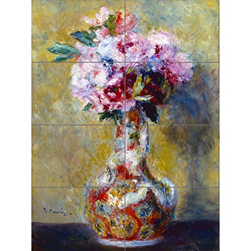 Artery8 Renoir Pierre Auguste Blumenstrauß in einer Vase Großer mehrteiliger Druck von Artery8