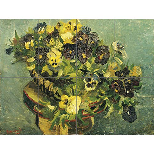 Artery8 Vincent Van Gogh Mand Met Viooltjes XL Giant Panel Poster (8 Sections) von Artery8