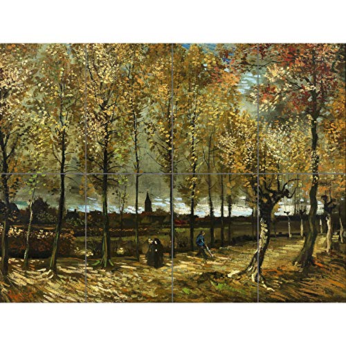 Artery8 Vincent Van Gogh Pappeln in der Nähe von Nuenen Großer mehrteiliger Druck von Artery8