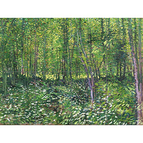 Artery8 Vincent Van Gogh Trees And Undergrowth XL Giant Panel Poster (8 Sections) Bäume von Artery8