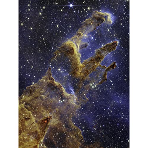 Artery8 NASA James Webb Space Telescope Pillars of Creation Eagle Nebula Extra Large XL Wall Art Poster Print von Artery8