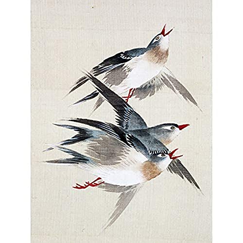 Okamoto Pictures Flowers Birds Japanese 17 Painting Unframed Wall Art Print Poster Home Decor Premium Bild Blumen Vögel japanisch Malerei Wand Zuhause Deko von Artery8