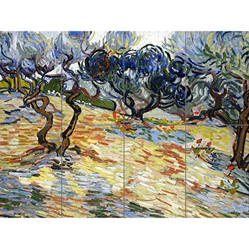 Vincent Van Gogh Olive Trees XL Giant Panel Poster (8 Sections) Bäume von Artery8