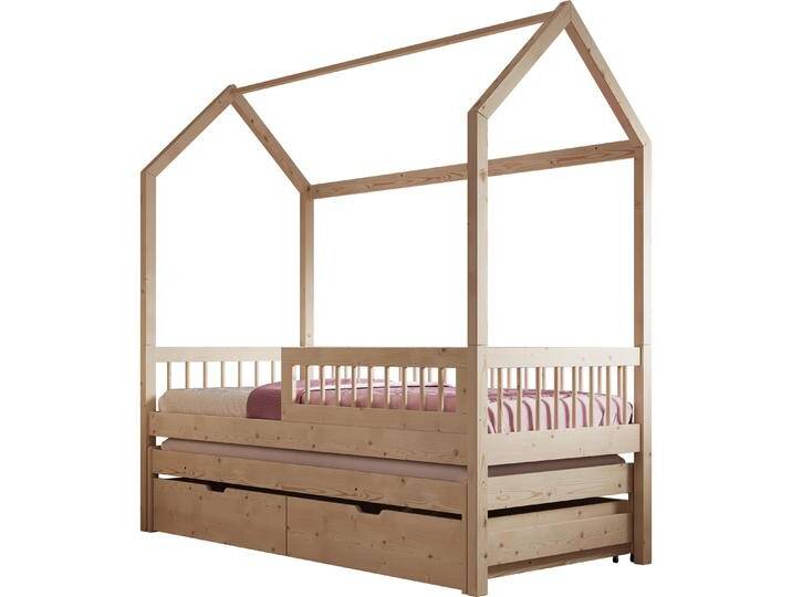 ADRK Furniture, Kinderbett, Hausbett Artes II mit Matratze von Artes