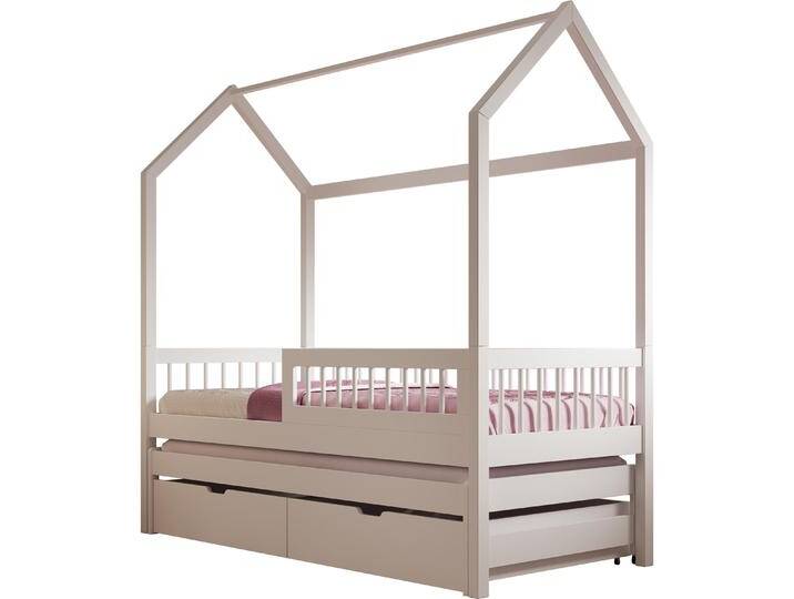 ADRK Furniture, Kinderbett, Hausbett Artes II mit Matratze von Artes