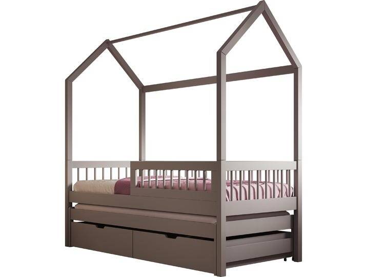 ADRK Furniture, Kinderbett, Hausbett Artes II mit Matratze von Artes