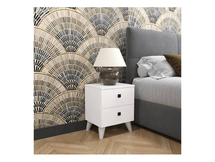 BDR Smart Home Art Kommode Artes Nachttisch mit 2 Schubladen Atlantic Pine Stilvoll & Praktisch, weiß, Weiß und Natur BDR Smart Home Art Kommode Artes Nachttisch mit 2 Schubladen Atlantic Pine Stilvoll & Praktisch, weiß, Weiß und Natur von Artes