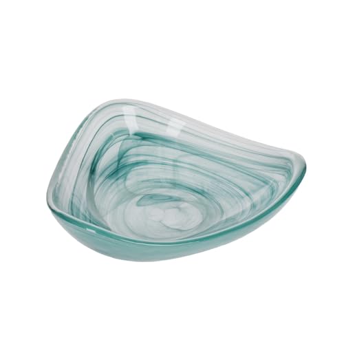 Artesà Servierschale aus Glas, 18 cm, beschriftet, Grün von Artesa