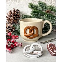 Handgemachte Keramik Tasse Prezel | Becher 325 Ml von ArtesanoCeramika
