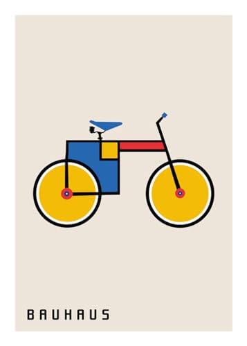 Artesta Poster Bauhaus bicycle 70x100cm Artesta Poster Bauhaus bicycle 70x100cm von Artesta