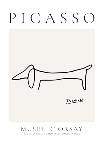 Artesta Poster Pablo Picasso Animals Drawing Dog 40x50cm Artesta Poster Pablo Picasso Animals Drawing Dog 40x50cm von Artesta