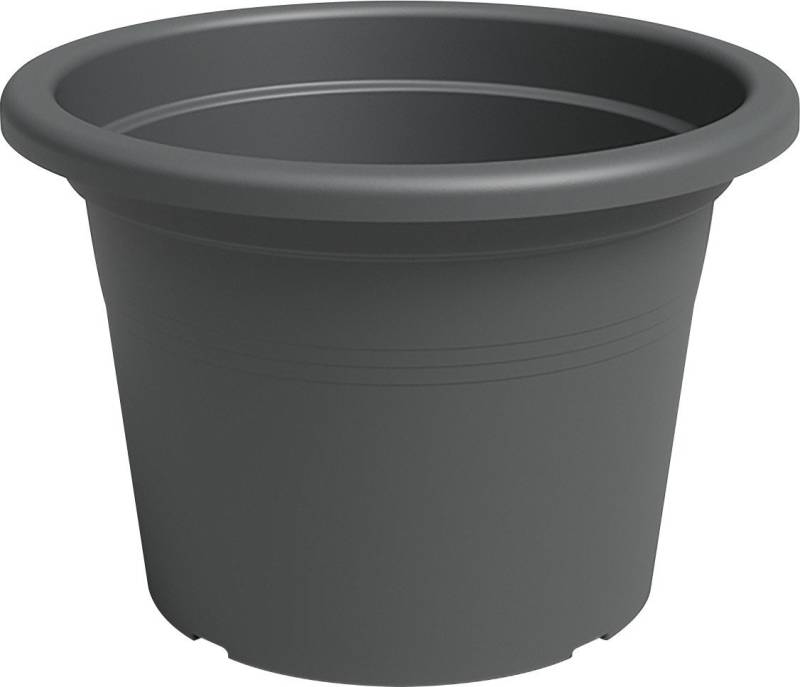 Artevasi Pflanztopf Venezia Cilindro Kunststoff anthrazit matt Ø 25 x 18 cm von Artevasi