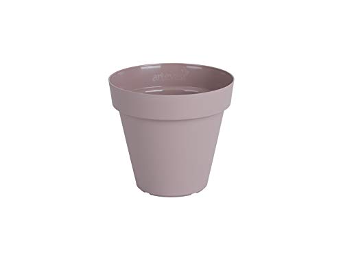 Artevasi Capri-Topf, Runder Plastiktopf, 20cm, Farbe: Taupe von Artevasi