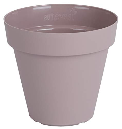 Artevasi Capri-Topf, Runder Plastiktopf, 20cm, Farbe: Taupe von Artevasi