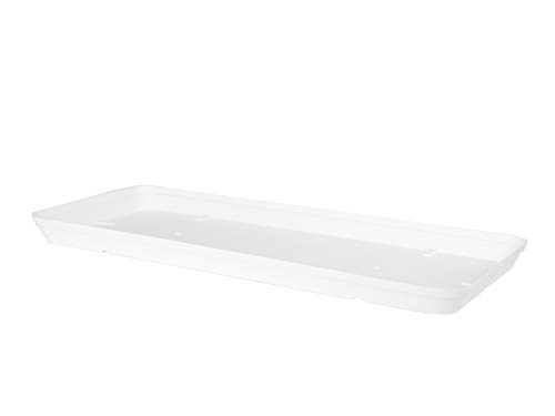 CAPRI RECTANGULAR SAUCER XL 100CM WHITE von Artevasi