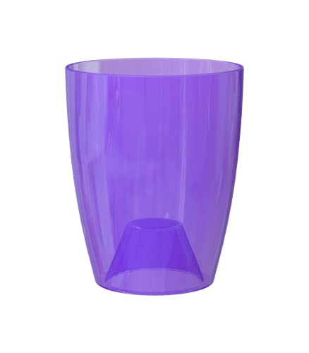 FIJI ORCHID POT 12,5CM PURPLE TRANSPARENT von Artevasi