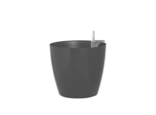 SAN REMO POT 30CM SELF WATERING ANTHRACITE von Artevasi