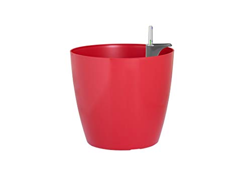 SAN REMO POT 36CM SELF WATERING RED von Artevasi