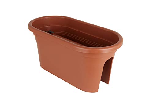 VENEZIA BALCONY PLANT BOX 60CM TERRACOTTA von Artevasi