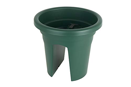 VENEZIA BALCONY POT 30CM DARK GREEN von Artevasi