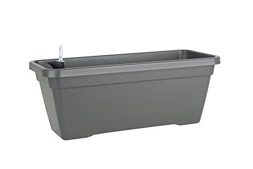 VENEZIA L PLANT BOX 80CM SELF WATERING ANTHRACITE von Artevasi