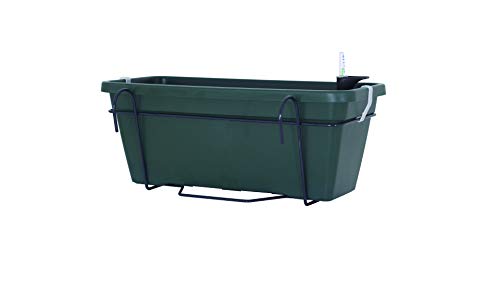 VENEZIA L PLANT BOX KIT 60CM S. WATERING DARK GREEN von Artevasi