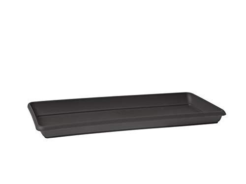 VENEZIA L RECHTECKIGE UNTERTASSE ANTHRAZIT, L 60cm, Anthracite von Artevasi