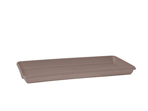 VENEZIA L RECHTECKIGE UNTERTASSE TAUPE, L 60cm von Artevasi