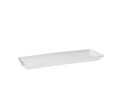 VENEZIA RECTANGULAR SAUCER 60CM WHITE von Artevasi