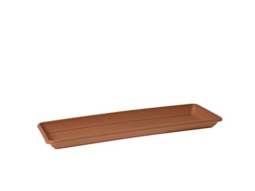 VENEZIA RECTANGULAR SAUCER 80CM TERRACOTA von Artevasi