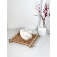 Knoten Standkerze Kerze Handgemacht Gastgeschenk Aus Nachhaltigem Rapswachs Knoten Standkerze Kerze Handgemacht Gastgeschenk Aus Nachhaltigem Rapswachs von ArtfulANEVA